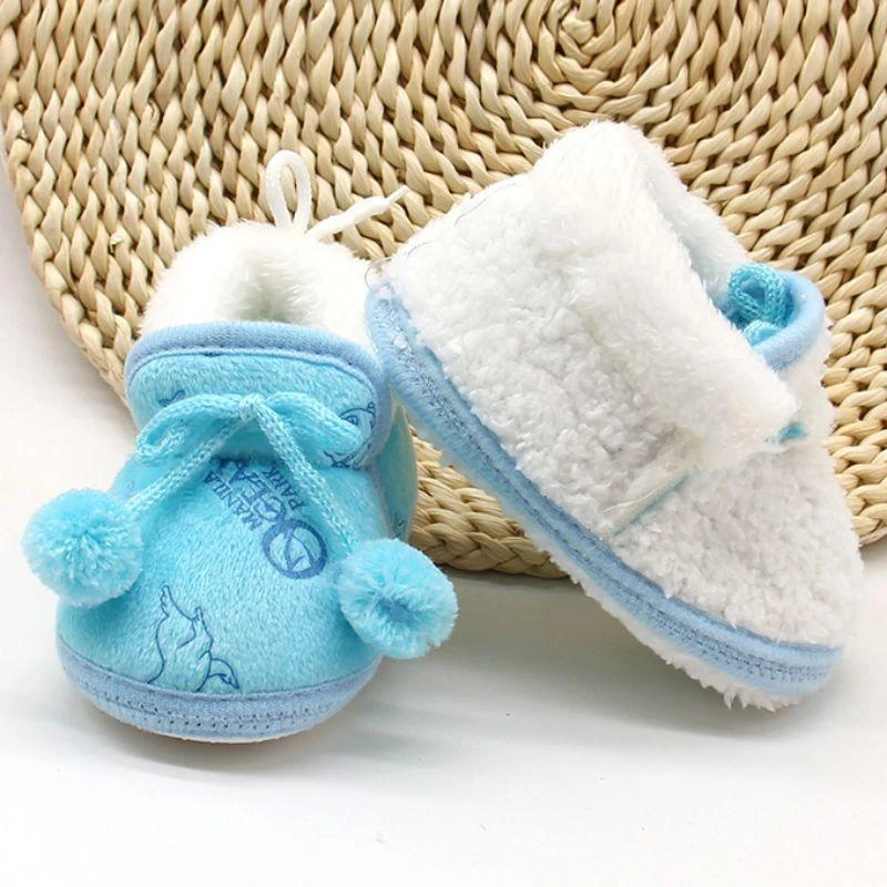 Fleece Baby Bootie- Infants Warm Fur Wool Baby Plush Boots 10 Fleece Baby Bootie- Infants Warm Fur Wool Baby Plush Boots - Image 10
