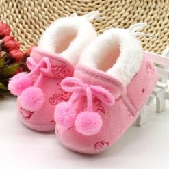 Fleece Baby Bootie- Infants Warm Fur Wool Baby Plush Boots 26 Fleece Baby Bootie- Infants Warm Fur Wool Baby Plush Boots -Baby Products Store winter sweet newborn baby girls princess winter boots first walkers soft soled infant toddler kids girl footwear shoes proactive baby 31588005740697