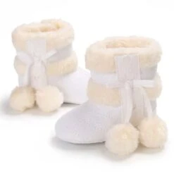 Winter Warm Snow Baby Boots With Fluff Balls 23 Winter Warm Snow Baby Boots With Fluff Balls -Baby Products Store winter warm snow baby boots with fluff balls proactive baby 38027930697970